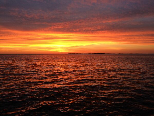 IMG_8054 Dark red and Orange lat Sunset on the Chester River